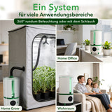 TAU360 Pflanzen-Luftbefeuchter | 360° Nebel | Smart Humidity Control | 5L Tank