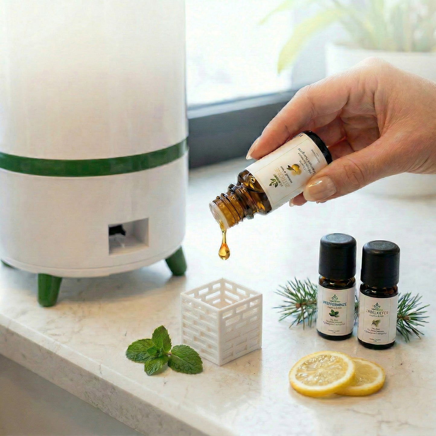 TAU360 Pflanzen-Luftbefeuchter | 360° Nebel | Smart Humidity Control | 5L Tank